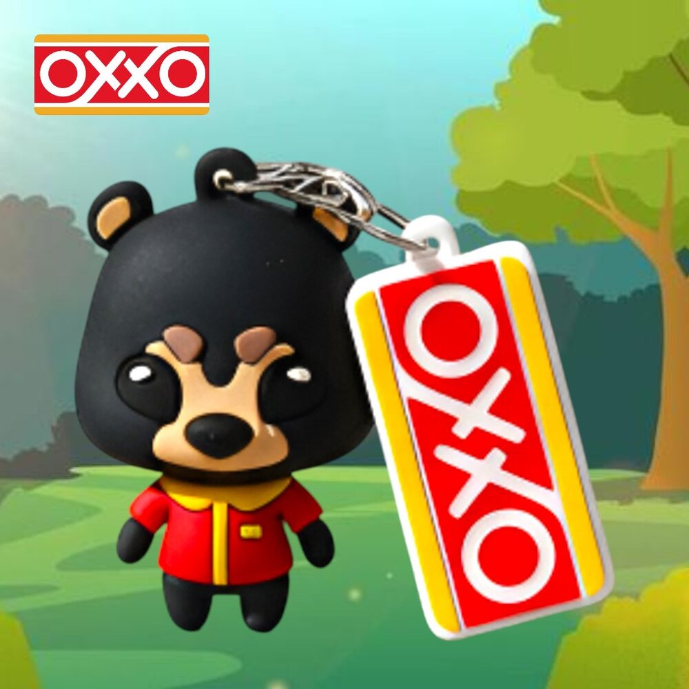 OXXO Limited Edition Keychain Black Bear / LlaverOXXO Edicion Limitada Oso Negro